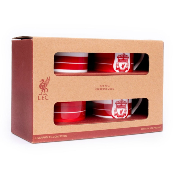 FC Liverpool set căni 4 pcs espresso