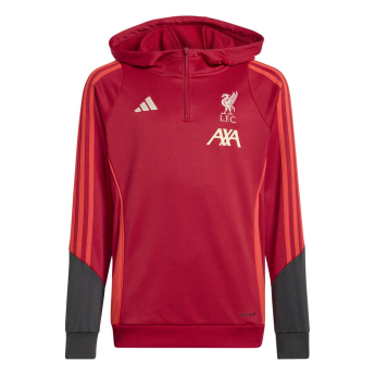 FC Liverpool hanorac cu glugă pentru copii Track red