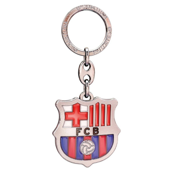 FC Barcelona breloc Escudo silver
