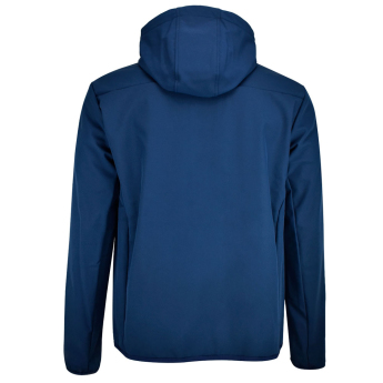 FC Barcelona geacă de bărbați cu glugă Softshell navy light