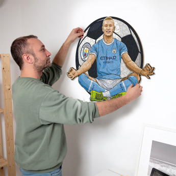 Manchester City puzzle din lemn Haaland NEW 500 pcs