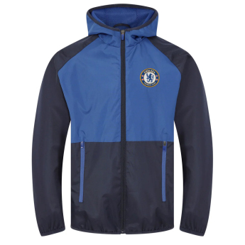 FC Chelsea geacă de bărbați cu glugă shower navy royal