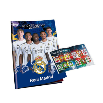 Real Madrid set abțibilduri complete with album 2025/26