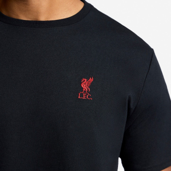 FC Liverpool tricou de bărbați Embroidered black