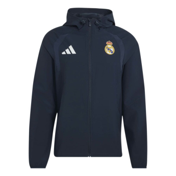 Real Madrid geacă de bărbați Wind Tiro Travel navy