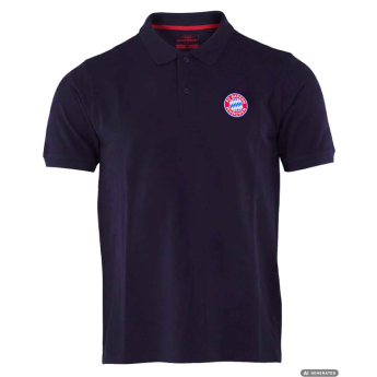Bayern München tricou polo Essentials navy