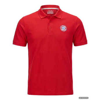 Bayern München tricou polo Essentials red