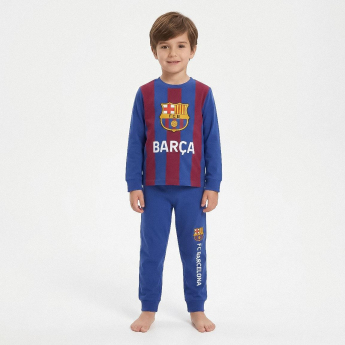 FC Barcelona pijamale de copii Azul