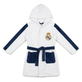 Real Madrid halat de baie pentru copii white
