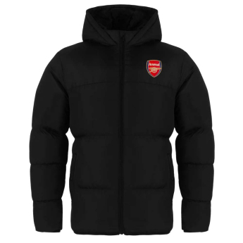 FC Arsenal geacă de iarnă pentru bărbați Quilted black