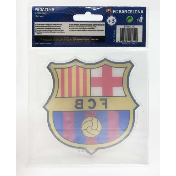 Samolepka se znakem BARCELONA FC 10 × 10 cm