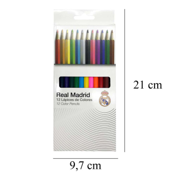 Real Madrid creioane colorate set 12