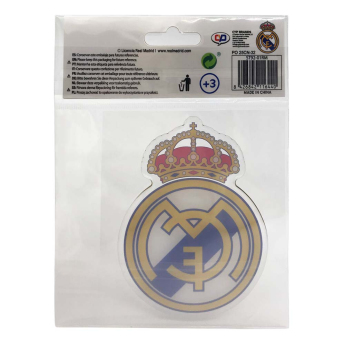 Samolepka se znakem REAL MADRID 10 × 10 cm