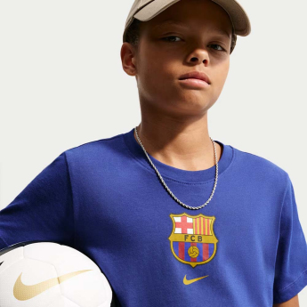 FC Barcelona tricou de copii Club Crest blue