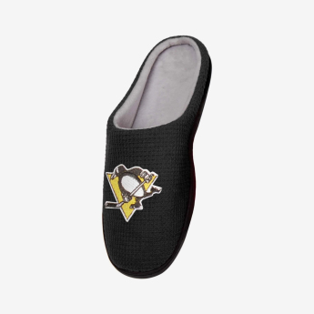 Pittsburgh Penguins papuci de bărbați NHL Memory Foam Slide Slipper