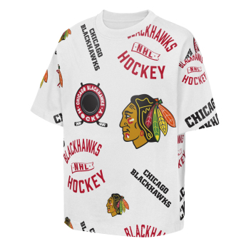 Chicago Blackhawks tricou de copii NHL Unstoppable All Over Print Short Sleeve Elevated