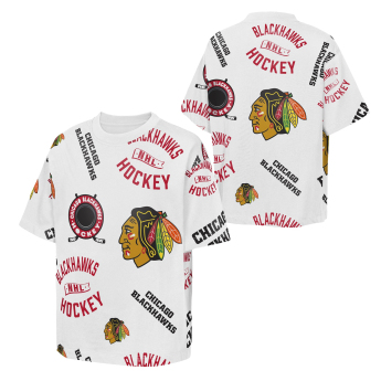 Chicago Blackhawks tricou de copii NHL Unstoppable All Over Print Short Sleeve Elevated