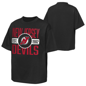 New Jersey Devils tricou de copii NHL Shot Speed Short Sleeve Elevated