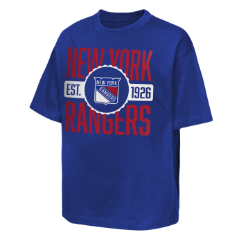 New York Rangers tricou de copii NHL Shot Speed Short Sleeve Elevated