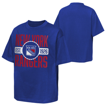 New York Rangers tricou de copii NHL Shot Speed Short Sleeve Elevated