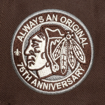 Chicago Blackhawks căciulă de iarnă NHL Brown and Cream Snapback