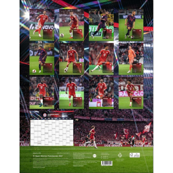 Bayern München calendar 2027 Wall