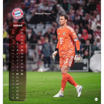 Bayern München calendar 2027 Postcard
