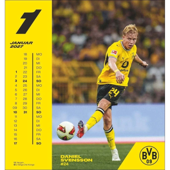 Borussia Dortmund calendar 2027 Postcard