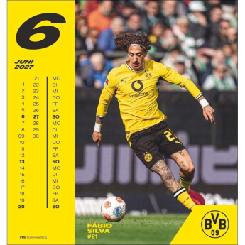 Borussia Dortmund calendar 2027 Postcard