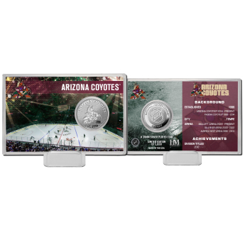 Arizona Coyotes monede de colecție History Silver Coin Card Limited Edition od 5000