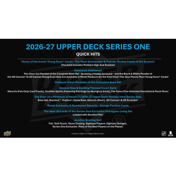 NHL produse Cărți de hochei NHL 2026-27 Series 1 Hockey Blaster Box