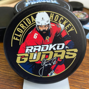 Florida Panthers puc Radko Gudas #6 Florida Hockey Town Exclusive Collection