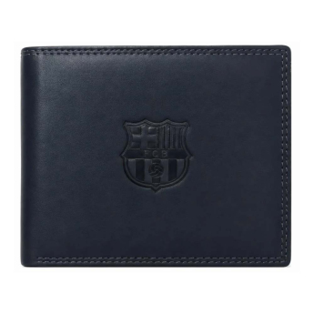 FC Barcelona portofel de piele FC navy