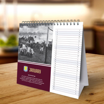 Aston Villa calendar de birou 2027