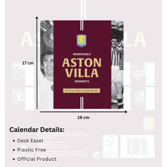 Aston Villa calendar de birou 2027