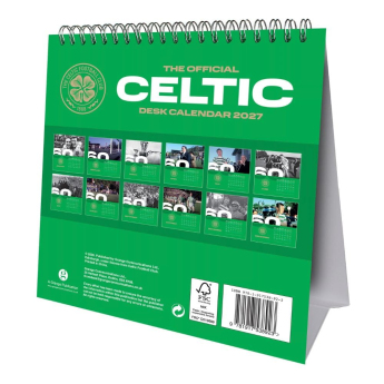 FC Celtic calendar de birou 2027