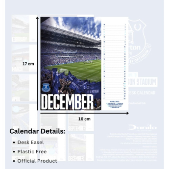 FC Everton calendar de birou 2027