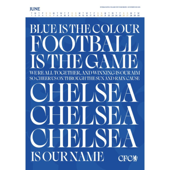 FC Chelsea calendar Deluxe 2027