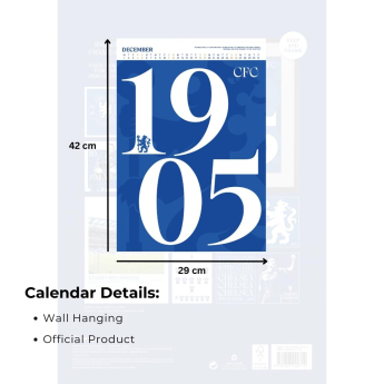 FC Chelsea calendar Deluxe 2027