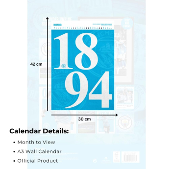 Manchester City calendar Deluxe 2027