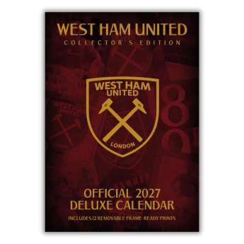 West Ham United calendar FC Deluxe 2027
