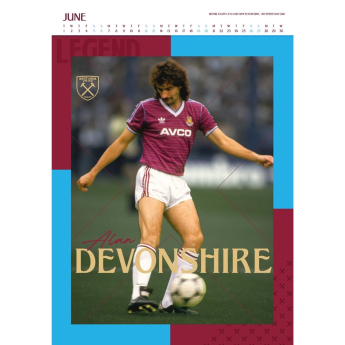 West Ham United calendar FC Deluxe 2027