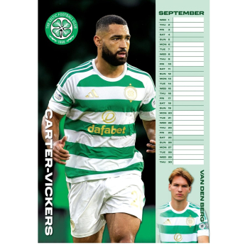 FC Celtic calendar A3 2027