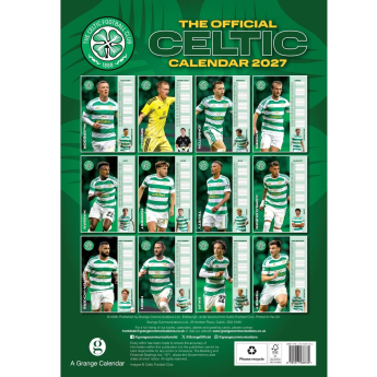 FC Celtic calendar A3 2027