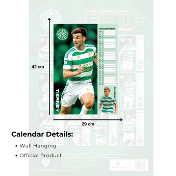 FC Celtic calendar A3 2027