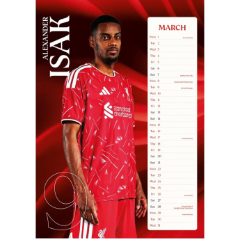 FC Liverpool calendar A3 2027