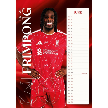 FC Liverpool calendar A3 2027