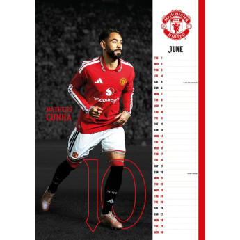 Manchester United calendar A3 2027