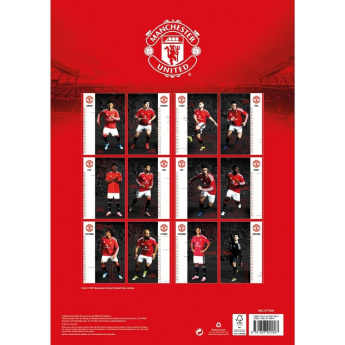 Manchester United calendar A3 2027