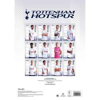 Tottenham Hotspur calendar A3 2027